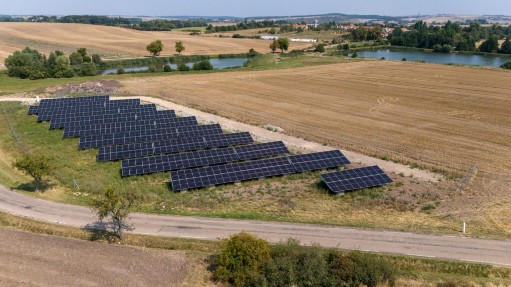 Centrale Photovoltaique installée à Aube (Moselle) par UEM